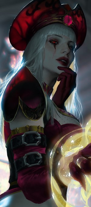 Xi Zhang artwork of a World of Warcraft character