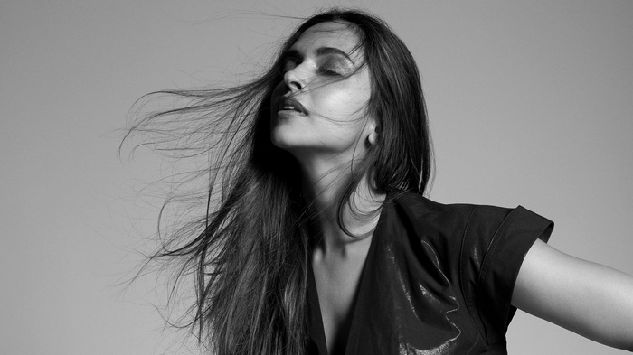 Deepika Padukone in black dress