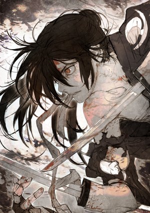 Hyakkimaru from Dororo with katana