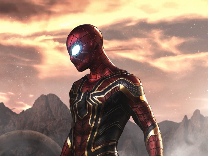 Marvel Comics, Spider-Man, Superhero, 4K, Iron Spider, Armour