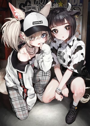 NecoMeta Anime Girls with Animal Ears and Fashion