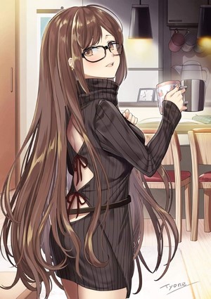 Yu Miaoyi in Black Sweater Dress from Fate/Grand Order