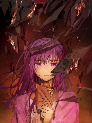 Matou Sakura from Fate/Stay Night crying