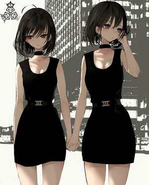 Narue Anime Girls Holding Hands