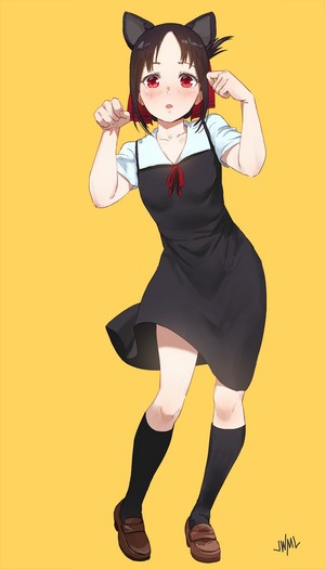 Kaguya Shinomiya from Kaguya-Sama: Love is War Nekomimi Fan Art