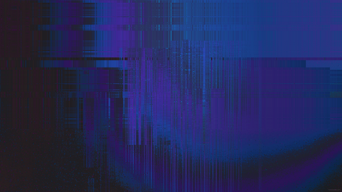 Abstract violet and blue lines