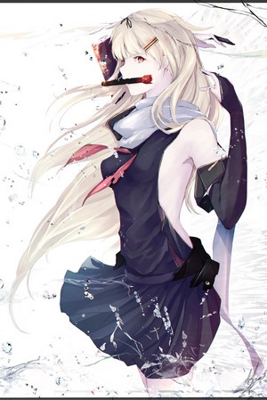 Anime girl with blonde hair from Kantai Collection