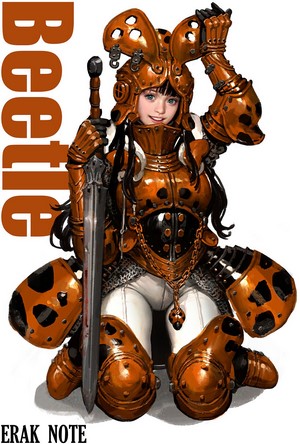 Beetle Girl with Sword