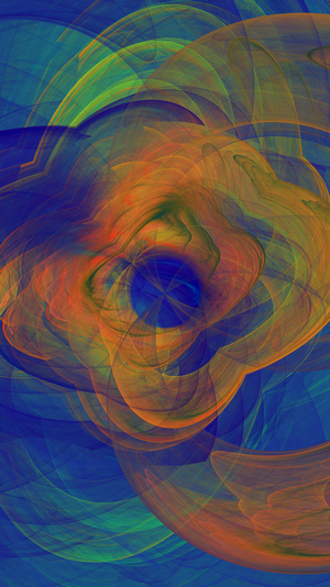 Abstract fractal digital art
