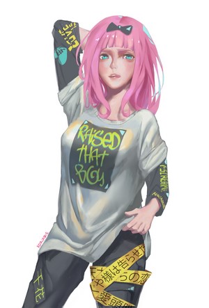 Chika Fujiwara Casual Look from Kaguya-Sama