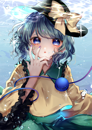 Komeiji Koishi from Touhou underwater