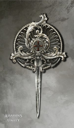 Assassin's Creed Unity ornate dagger artwork