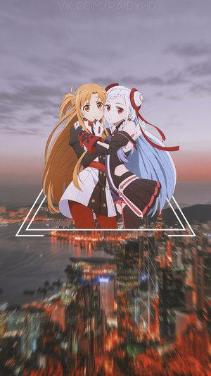 Asuna and Yuna from Sword Art Online