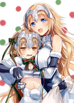 Jeanne d'Arc and Jeanne d'Arc (Alter) from Fate/Grand Order