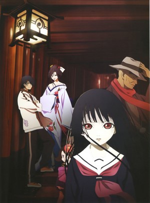 Enma Ai and characters from Jigoku Shoujo