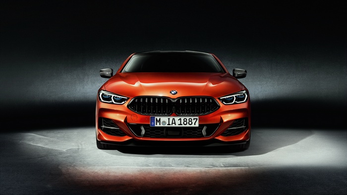 4K BMW M850i xDrive Sunset Orange