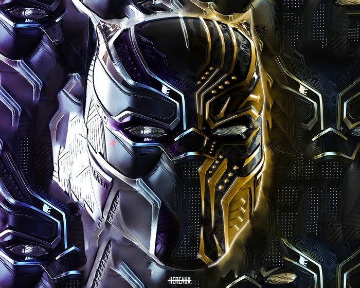 Black Panther mask 4K
