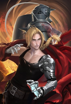 Edward and Alphonse Elric from Fullmetal Alchemist