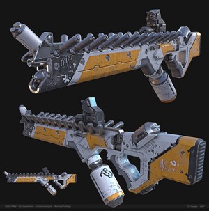 District 9 Prawn weapon concept art