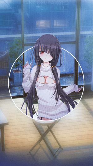 Kurumi Tokisaki in a sweater