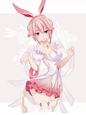 Yae Sakura from Honkai Impact 3rd with bunny ears