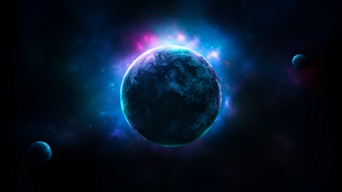 Planets and nebulae in deep space