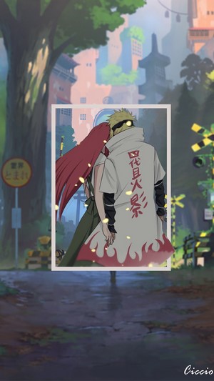 Minato Namikaze and Kushina Uzumaki from Naruto