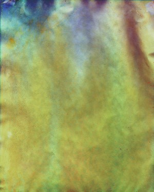 Abstract watercolor texture with green and blue hues