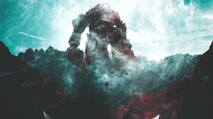 4K Giant Robot and Girl