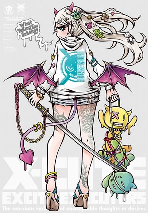 Project.C.K. Anime Girl with Sword and Plush Toys
