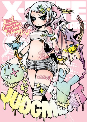 Anime Girl with Horns and Wings