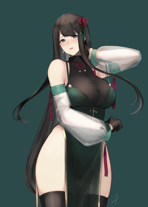 Elegant Anime Girl by Hayabusa