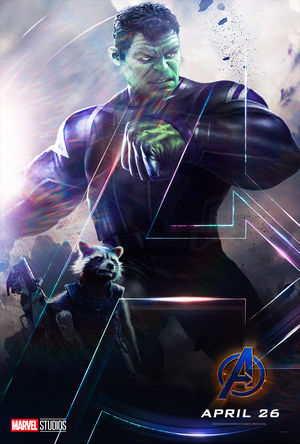 Hulk and Rocket Raccoon from Avengers Endgame