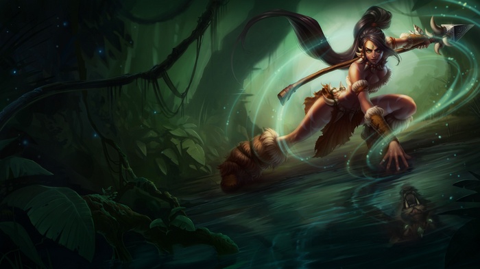 Nidalee from League of Legends 4K