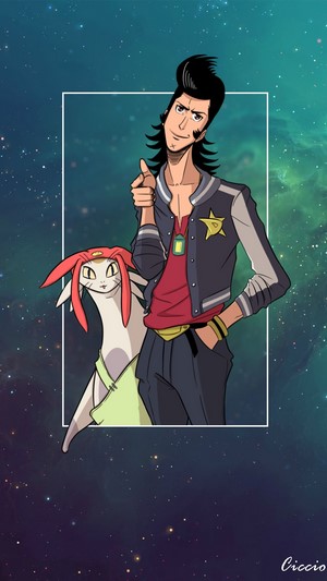 Space Dandy and Meow from Space Dandy