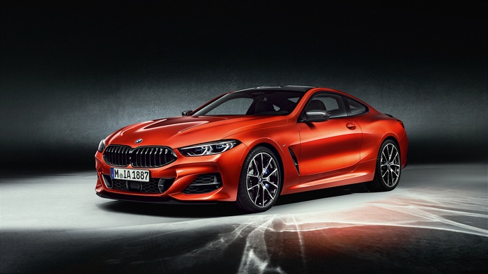 BMW M850i xDrive Sunset Orange 4K