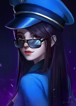 Caitlyn from League of Legends fan art