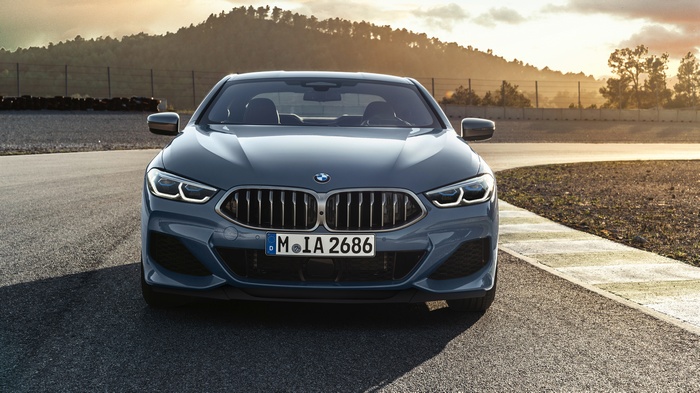 BMW M850i xDrive on a Racetrack