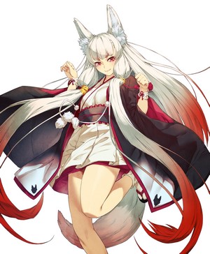 Fox Girl in Kimono by Chyko