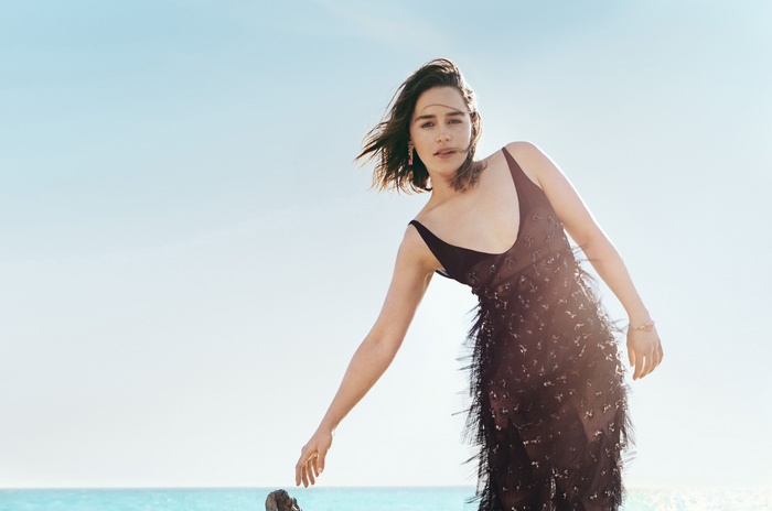 Emilia Clarke for Harper's Bazaar