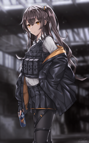 #1208152 Girls Frontline, ump45 (Girls Frontline), anime girls, VVY ...