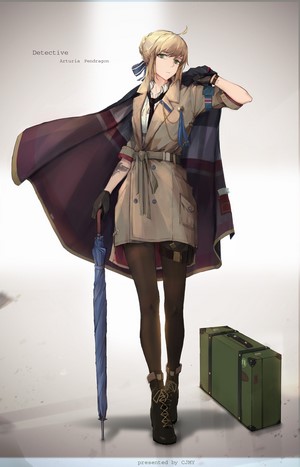 Arturia Pendragon, Detective from Fate Series