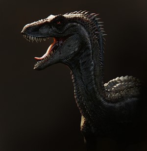 Velociraptor Dinosaur Digital Art by Soufiane Idrassi