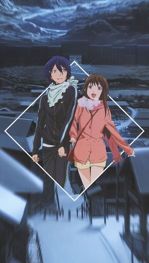Yato and Hiyori from Noragami
