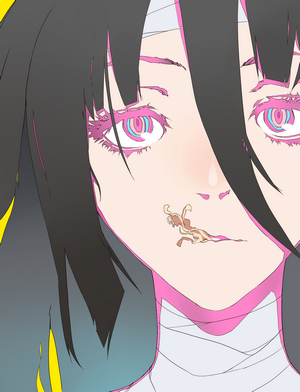 Tae Yamada from Zombieland Saga eating