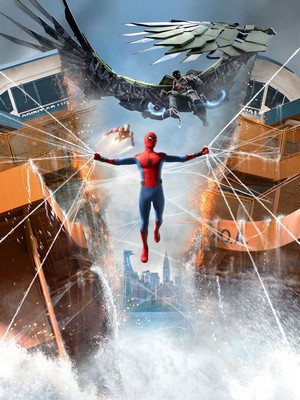 Spider-Man and Vulture from Spider-Man Homecoming
