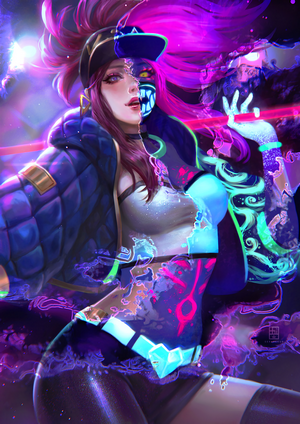 Akali from League of Legends K/DA