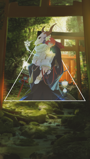 Chise Hatori and Elias Ainsworth from The Ancient Magus' Bride
