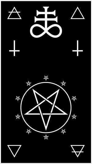 Satanic Symbols: Brimstone, Pentagram, and Four Elements