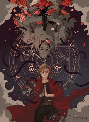 Edward and Alphonse Elric from Fullmetal Alchemist fan art